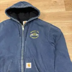 Carhartt アクティブジャケット S フェード ダック ネイビーFFA風