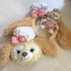 ディズニー　クッキーアン　カチューシャ ダッフィー&フレンズセット
