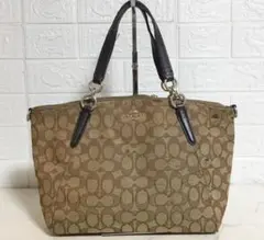 no36115 コーチ F27582 シグネチャー ハンド トート バッグ