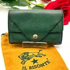 良品 イルビゾンテ カードケース レザー コインケース IL BISONTE