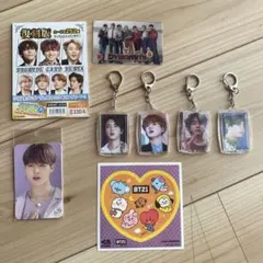BTSBRONDECARDREMIX復刻版カード8枚 キーホルダー4等15セット