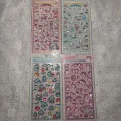 サンリオ　ボンボンドロップシール　4点セット　サンリオ　3D stickers