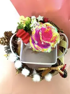 星に願いを⭐️ギフトの為のリース⭐️オーロラ⭐️