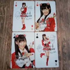 AKB48 篠田麻里子トランプ4枚セット ⑥ - メルカリ