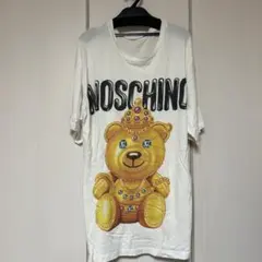 MOSCHINO ベアプリント Tシャツ ホワイト S