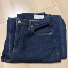 GAP ワイドレッグデニム ダークブルー