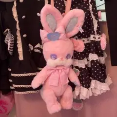 Angelic Pretty リリカルバニーぬいぐるみリュック ピンク サックスのサムネイル