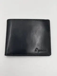 Aquascutum アクアスキュータム 二つ折り財布 ブラック レザー 小銭入のサムネイル