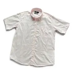 ポロ POLO ボタンダウン半袖シャツ 薄ピンク 並品のサムネイル