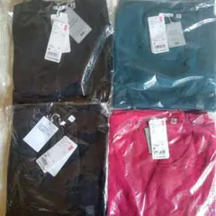 新品タグ付　4枚セット　UNIQLO エクストラファインメリノセーター