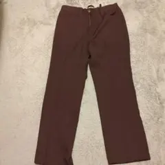 GU ボルドーブラウン スラックス