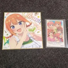 五等分の花嫁 映画 入場者特典 四葉 ミニ色紙