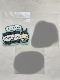 【新品】ちいかわ ちいかわカフェ　ゆるカットビッグステッカー3枚セットのサムネイル