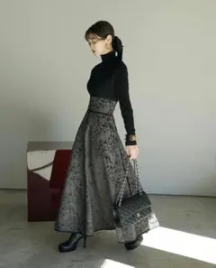 スカート ANDREA&Co. BOTANICAL JACQUARD SKIRT ANDREA&Co./BOTANICALJACQUARD SKIRT - メルカリ