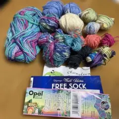 Opal他残り 毛糸セット 多色