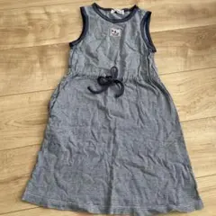 familiarグレー ノースリーブ ワンピース 100cm~