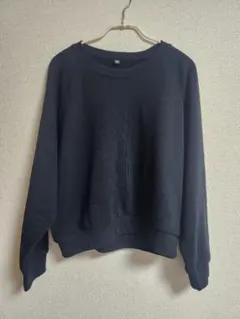 オーバーサイズトレーナー　ショート丈