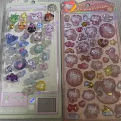 正規品　サンリオ　キティ　ボンボンドロップシール