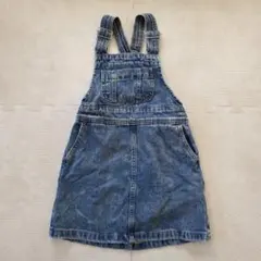 GU デニム ジャンバースカート 110cm