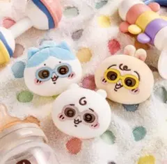 ちいかわベビー ぬいぐるみおかおバッジセット ちいかわ ハチワレ うさぎ