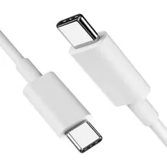 ◎ USB Type C ケーブル1m【1本セット】高耐久TPE素材 ホワイト