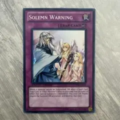 【特価】遊戯王　EU版　英語版　CT版　神の警告　スーパーレア
