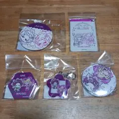 ブルーロック 第8弾 糸師 冴 & 士道龍聖 缶バッジ キーホルダー など5点