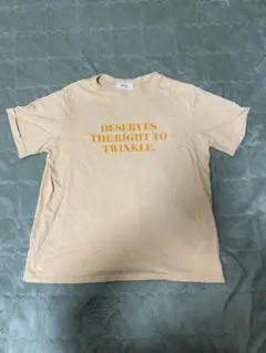 Mila Owen メッセージプリント Tシャツ ベージュのサムネイル