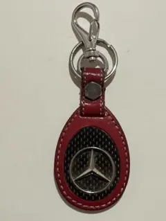 Mercedes-Benz キーホルダー レッド カーボン調