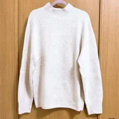 【UNIQLO】UNIQLO スフレヤーンモックネックセーター