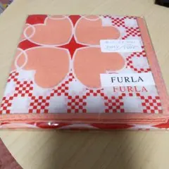 FURLA ハートデザイン ハンカチ