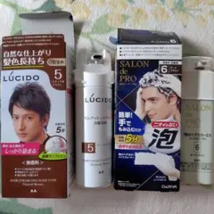 SALONdePRO ダークブラウン 6番 LUCIDO ナチュラルブラウン5番のサムネイル