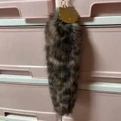 HELLO KITTY ファー付きキーホルダー