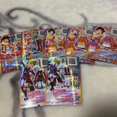 アイカツカード 四つ星学園制服 ソレイユ 星宮いちご 紫吹蘭 霧矢あおい