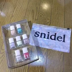 snidel ネイルカラー 7本セット ポーチ付きのサムネイル