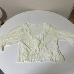 COLZA フリルブラウス ホワイトのサムネイル