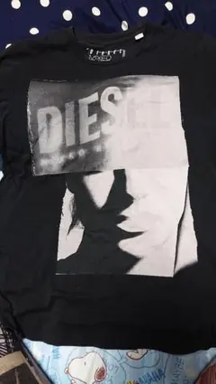 DIESEL グラフィックTシャツ ブラック