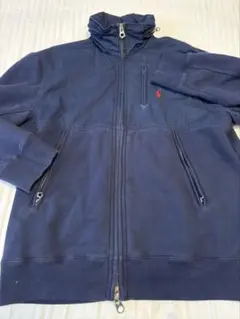 ポロラルフローレン ダブルジップ裏起毛ブルゾン Lサイズ