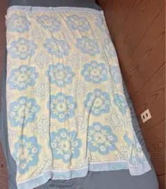 【本日限定出品】多摩フリージャー タオルケット 花柄 綿100%