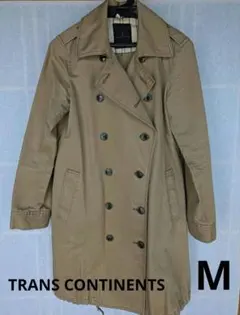 ベージュ トレンチコート モッズコート ミリタリーコート　М　レディース