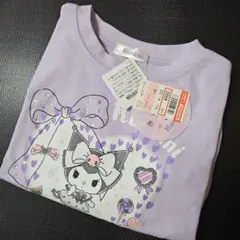 新品未使用】クロミリボン　ロンT　120センチ長袖　Kuromi　中紫