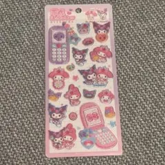 平成はっぴーフォン　シール　マイメロ　クロミ