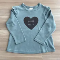 ☆ petit main ハート長袖カットソー 90size