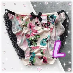 エメフィール✨ショーツ パンティ パンツ サイドストリング 花柄 総柄 可愛い