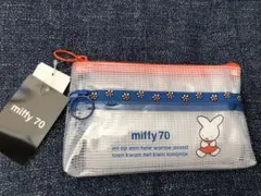 新品　miffy 70周年　ナインチェ　クリアフラットポーチ　ペンケース