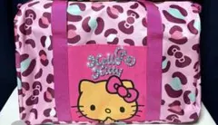 新品 平成 レア ピンク ハローキティ 豹柄 旅行 ボストンバック - メルカリ