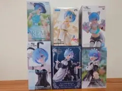 Re:ゼロ レム6体セット★未開封★Re:ゼロから始める異世界生活のサムネイル