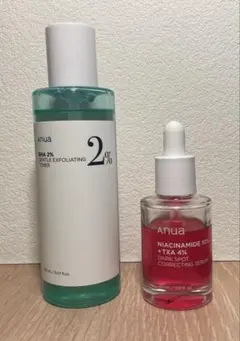 Anua BHA 2％ マイルドピーリングトナー・ダークスポットセラム