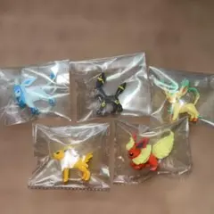 ポケモン　モンコレ　初期　ブイズ　5種セット　レア　TOMY トミー　当時物