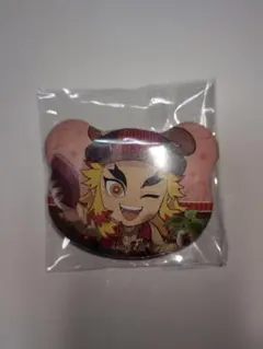 鬼滅　煉獄杏寿郎　くま缶バッジA　実りの秋まつり